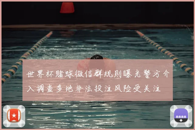 世界杯赌球微信群规则曝光警方介入调查多地非法投注风险受关注